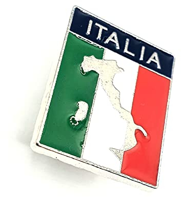 Metall-Anstecknadel, italienische Flagge, Italien, Land, Metall