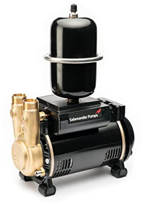 Salamander Pumps - CT Force 30SU Brass Impeller Pump - 3.0 Bar Pressure - Single End - Suitable for Any (+ or -) Gravity Fed Systems - 5 Year Warranty