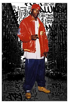 Hiphop Rapper Mc Big L Teufel Son 23 Leinwandposter Wandkunst Dekor Bild Gemälde für Wohnzimmer Schlafzimmer Dekoration Unframe Stil 50 x 75 cm
