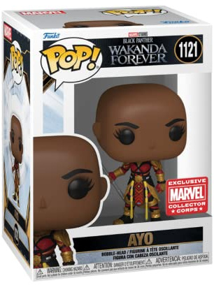 Pop! Funko Wakanda Forever Marvel Collector Corps Exclusive AYO #1121 w/ Free Arcylic Case