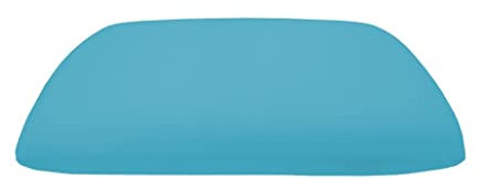 Dukal | Bezug passend für Orthopädisches Nackenstützkissen von Siebenschläfer | 72 x 42 cm | aus hochwertigem DOPPEL-Jersey (100% Baumwolle) | Farbe: Ocean-blau