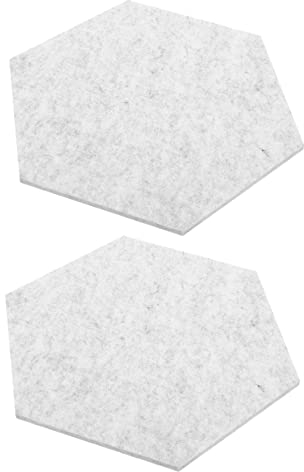 Garneck 2 Stücke Akustikplatten Akustikwandpaneele Verkleidungsplatten Für Wände Foto Pinnwand Schallabsorber Hexagon Akustikplatten Akustikabsorptionsplatte Ktv Liefert Einfach Grau