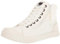 Rocket Dog Women's Jazzin High Top Sneaker, White, 6 UK