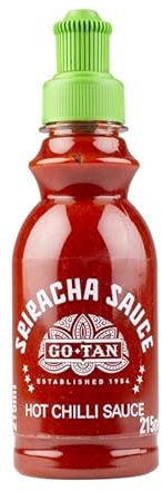 GO-TAN Sauce Sriracha 215ml - Le piquant de l'Asie dans votre assiette - Epicerie salée de qualité supérieure. - Lot De 4 - Vendu Par Lot