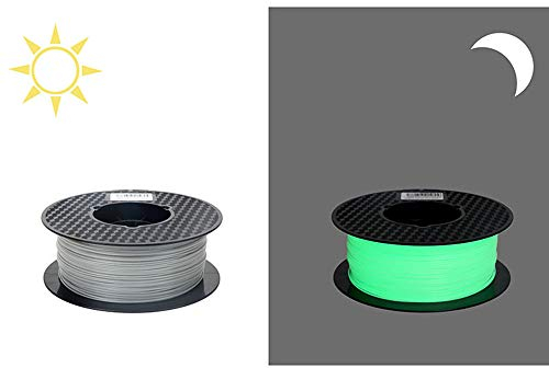 3D Drucker Leuchtet im Dunkeln Grün PETG-Filament 1,75 mm 1kg FDM 3D Druck Material Filament CC3D leuchtet im Dunkeln Im Dunkeln Leuchten Leuchtend Grün
