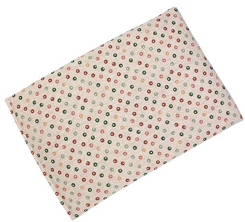 GIRAFFENLAND Bio-Bio Körnerkissen 30 x 20 cm, Bio Füllung & Bio Stoff Punkte - Körner Wärmekissen für Mikrowelle und Backofen - 30x20cm, Bio-Weizen-Roggen 800g