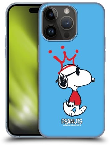 Head Case Designs Offizielle Peanuts Joe Cool Die Vielen Seiten Von Snoopy Gelhülle [Militärischer Schutzgrad] Kompatibel Mit Apple iPhone 15 Pro Und Kompatibel Mit MagSafe