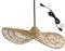 Suspension sur secteur pour l'extérieur MARBELLA OUTDOOR CABLE en jute naturel style bohème 5m de longueur de câble