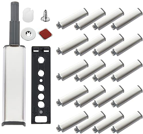 MUXHEL 20er-Set Drucktüröffner, Push to Open Türöffner, Schrank Türöffner, Push Open Magnet Drucktüröffner, Druckschnapper Öffner, Magnetschnäpper Drucktüröffner