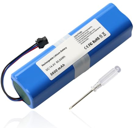 ANTIEE 5600mAh Ersatz Akku für Laresar L6 Pro VIOMI S9 Ultenic T10 Aspirapolvere RoboVac Home Vacuum Cleaner Heimroboter 14.4V