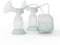 Double Electric Breast Pump Hands Free Breast Pump for Breastfeeding 2 Modes & Adjustable Levels Low Noise Anti-Backflow Built-in Battery with 2pcs 150ml Milk Bottles