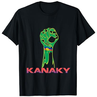 Kanaky Drapeau Nouvelle Calédonie Poing Levé T-Shirt