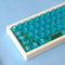 114 Keys Clear Keycaps Cherry Profile Blue Transparent Keycaps Set Fit for Cherry Mx Switches Mechanical Keyboard