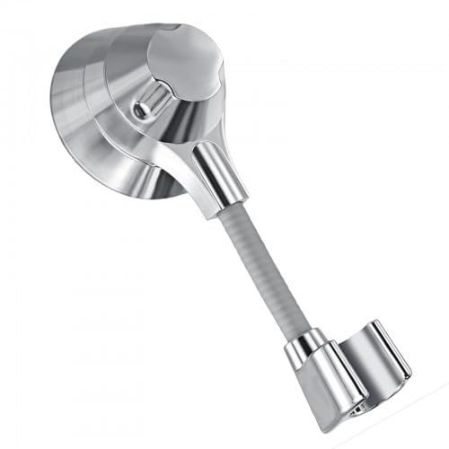 Soporte Ducha Pared Ajustable 360 Soporte Ducha No Es Necesario Taladrar Soporte Alcachofa Ducha Soporte Para Ducha De BañO Cromado Soporte De Ducha Pared Universal
