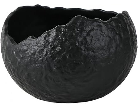 Dowbom Key Bowl For Entryway Table, Home Decor Gift, Office Candy Bowl (Black, Ball Shape)