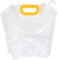 topolenashop Benzinkanister 5 Liter, sehr leicht, faltbar, mit integriertem Ausgießer, Benzin, Kunststoff, durchsichtig