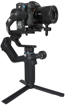 Feiyu SCORP Mini 2 Gimbal-Stabilisator für Kamera/Action-Kamera. Smartphone, integrierter AI-Tracker, native vertikale Aufnahmen, 1200 g Nutzlast, Bluetooth-Steuerung, für Canon/Sony/Panasonic/Nikon