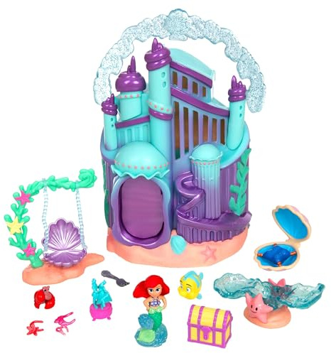 Disney Store Official The Little Mermaid Dolls House playset, 14.5cm