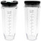 Lot de 2 pièces de rechange avec couvercle, compatibles avec Nutri Ninja Pro Series et Nutri Ninja Auto-IQ Blender Series (tasses de 946 ml)