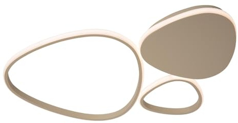 LUCIDE SAMLING - Deckenleuchte - LED Dim. - CCT - 1x30W 2700K/4000K - Taupe