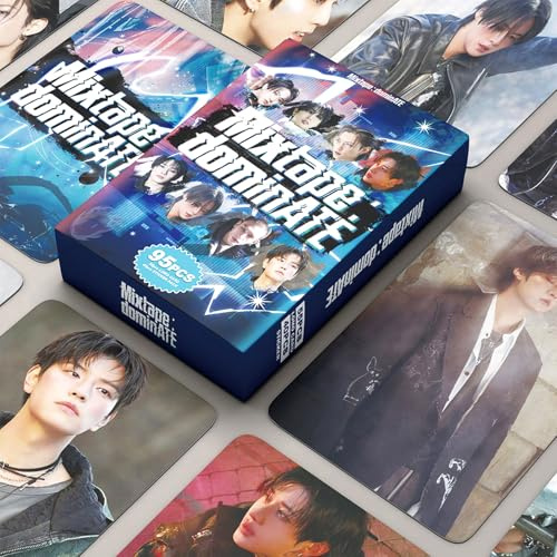 Stray Kids Photocards MIXTAPE: dominate Album Photo Cards 95 PCS KPOP SKZHOP HIPTAPE 合(HOP) Postkarte Stray Kids Merch Jungen und Mädchen Karten-Set Straykids Fotoalbum Zubehör