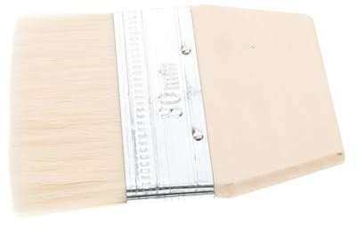 Tragbare Sandbürste mit Holzgriff und Beachvolleyball für Strand | Beige Fleece Ausführung, zur Reinigung von Körper und Füßen, für Fensterfugen