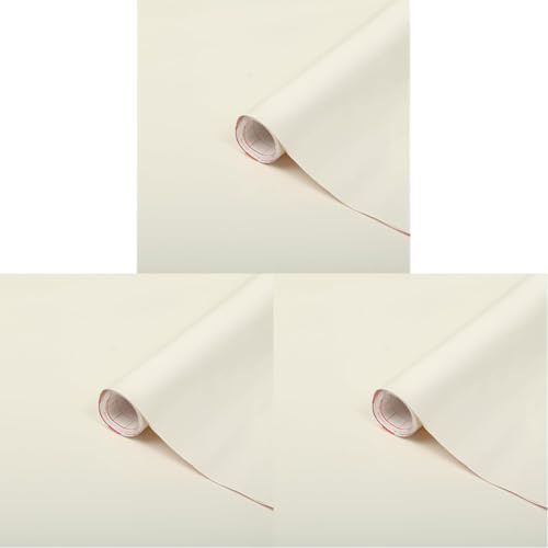d-c-fix Möbel-Klebefolie Magnolie, 45 cm x 2 m - abwaschbare und selbstklebende Deko-Folie für Küche, Schrank, Tisch & Fensterbank - modern & nachhaltig (Packung mit 3)