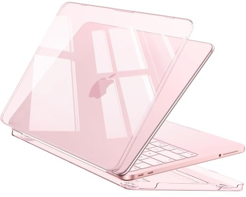 EooCoo Custodia per MacBook Neo 13 Pollici (A3404, A18 Pro) Rosa