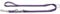 HUNTER Verstellbare Hundeführleine, Farbe: violett, 3-fach verstellbar, robustes Nylon, pflegeleicht, Größe: 25/200