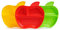 Munchkin Assiettes Divisées Lil' Apple | Ensemble d'Assiettes avec Compartiments | Idéal pour le Sevrage | 6 Mois+ | Sans BPA | Pack de 3