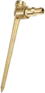 m-n rainman Bewässerungssprenger Sprinkler für 1/2 oder 3/4 Anschluss, Länge 21 cm, Gold, Messing, Feste Spray