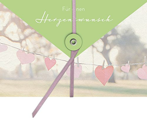 Für einen Herzenswunsch: Verpackung für Geldgeschenk (Geschenkewelt Herzenswünsche)