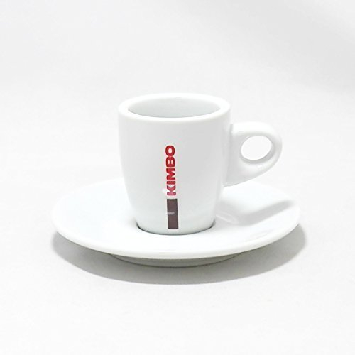 Kimbo Espresso-Tasse und Untertasse (ca. 60 ml)