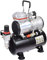 Agora-Tec® Airbrush Compressor AT-AC-05, Kompressor für Airbrushanwendungen mit max. 6 bar und 23l/min, inkl. 3,0 L Tank, inkl. Kondenswasserfilter und Druckregler