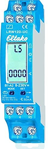 Eltako Licht-Dämmerungs-Regen-Wind-Sensorrelais, 4 Opto-MOS-Halbleiterausgänge 50mA/8..230V UC LRW12D-UC