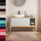 casa pura Badteppich Sky Soft - Flauschige, rutschfeste & Weiche Badematte | Bad & Duschvorleger für Badewanne Dusche & Toilette | Maschinenwaschbar & schnell trocknend | 80x150 cm - Beige