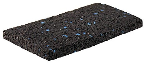 Terrassen Pad Gummigranulatunterlage - Ausgleichspat und Feuchteschutz beim Terrassenbau (8 x 85 x 55 mm)