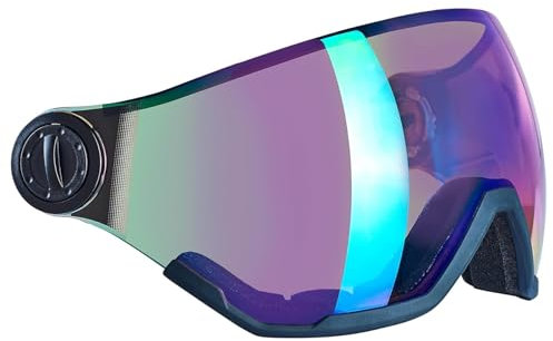 Black Crevice Ersatzvisier mit Vollschutz (Rainbow)