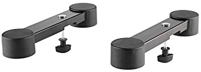 K&M 18827 Digital Piano Pad for Omega - Black Steel - Extension for Electric Piano or Slim Keyboard