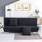 Klappsofa Bezug Stretch Sofabezug ohne Armlehnen,Einfarbiger Schlafsofa Sofahusse Stretch Sofa-Überwürfe Antirutsch Sofa Abdeckung Schonbezug Stretchhusse All-inclusive Couch überzug C 195-225CM