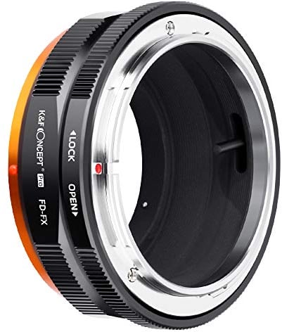K&F Concept FD-FX Hochpräziser Objektivadapter,Kompatibel mit Canon FD FL-Objektiven bei Fujifilm FX M13115 FD-FX-Kameras