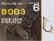 KAMASAN B983 WIDE GAPE SIZE 6 FISHING HOOKS WITH ANGLED EYE CARP COARSE TACKLE PERCH DROP SHOT DROPSHOTTING (10 HOOKS PER PACKET)
