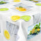 Venilia Wachstuch-Tischdecke mit Aufdruck Lemon Rechteckig, Tischtuch, Tischwäsche, Wachstischdecke, flüssigkeitsundurchlässig, pflegeleicht, 1,4 x 1,6m, 55242