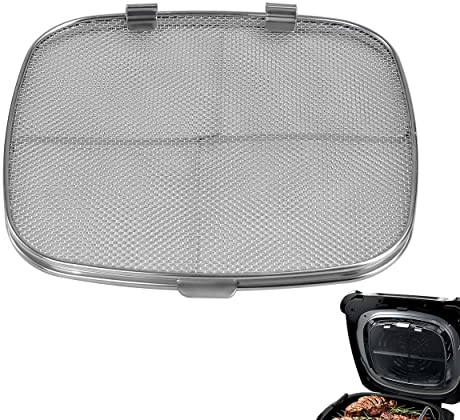 Croask Spritzschutz für Ninja Foodi AG301, 5-in-1 Indoor-Grill, Edelstahl feinmaschiges Spritzgitter
