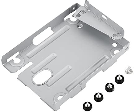 ciciglow Support de pour Disque Dur 2,5 Pouces, pour PS3 CECH-400X avec Adaptateur de Support de Disque Dur Mince à Vis