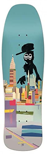 Krooked Barbee Skateboard-Brett / Deck, 24,1 cm (9,5 Zoll) Natas