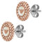 Emporio Armani Damenohrstecker Perlmutt Edelstahl roségoldfarben, EGS3019221