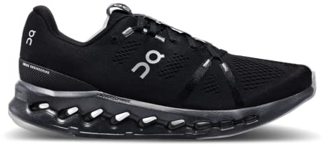 On Damen Cloudsurfer Laufschuhe, All Black, 41