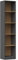 CDF Bücherregal R40 | Farbe: Anthrazit - Eiche Artisan | Breite: 40 Zentimeter | Für Wohnzimmer, Büro und Arbeitszimmer | Regal für Bücher und Spielzeug | Ideal für Kinderzimmer, Teenager