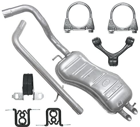 Polmo Schaldampferset Auspuff für A3 8L Seat Leon 1 I VW New Beetle 1 I Golf 4 IV 1.9 TDI